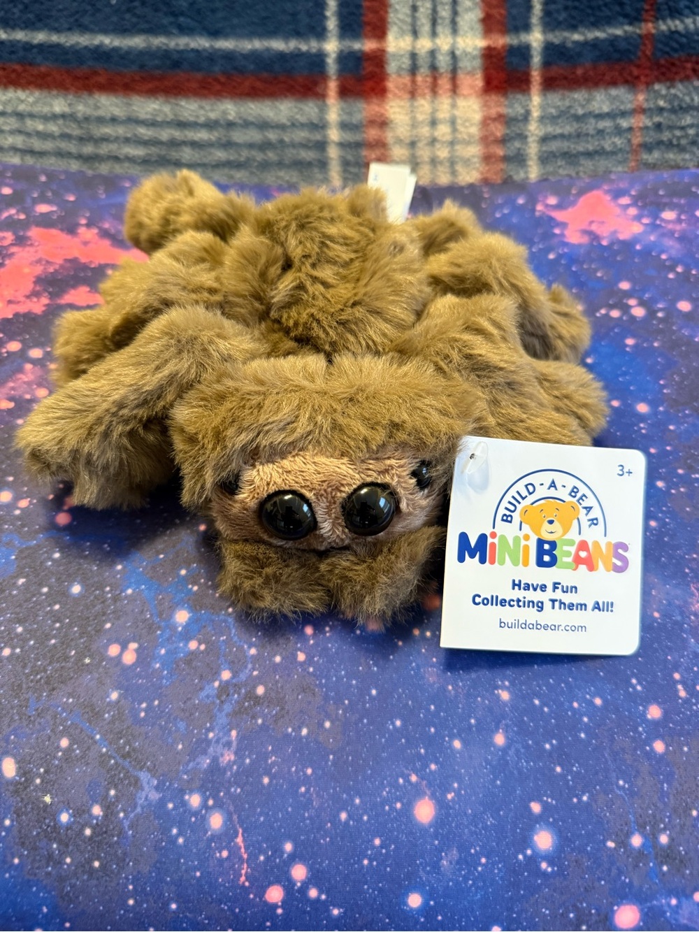 Build-A-Bear Mini Beans Jumping Spider Halloween Plush